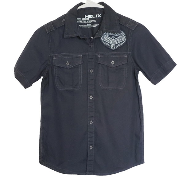 Helix Other - Helix Boys Button Down Shirt Size M